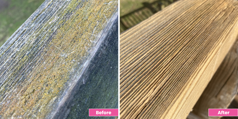 Wood Before & After Treatment